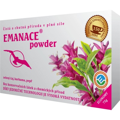 Phoenix Division Emanace powder zelený čaj kurkuma pepř 50 g
