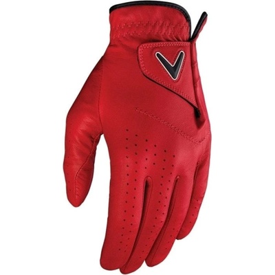 Callaway Opti Color Mens Golf Glove Červená Levá ML