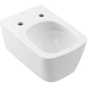 Villeroy & Boch Subway 3.0 - Окачена тоалетна чиния, TwistFlush, Rimless, CeramicPlus, алпийско бяло 4610T0R1 (4610T0R1)