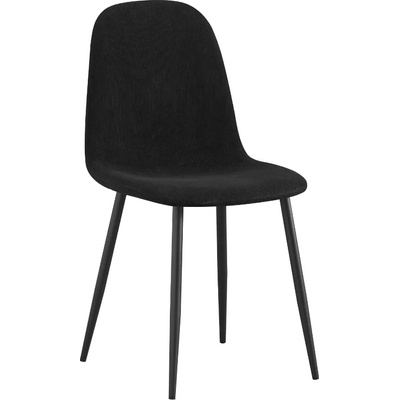 Mebeli Diskret К-335 Комплект трапезни столове, черно - черно/ 4 броя