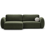 Cosmopolitan Design Зелен шенилов сгъваем/с място за съхранение ъглов диван Tonale - Cosmopolitan Design (COS_CORF_214_F1_TONALE4)