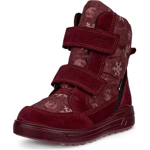 Ecco Детски зимни ботуши Ecco Kid's Urban Snowboarder VCR Winter boots - Dark Ruby / Snowflake Print - размер 28 (EU) (702-2436-0812)
