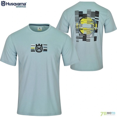 Husqvarna Accelerate Tee pánske tričko lght blue