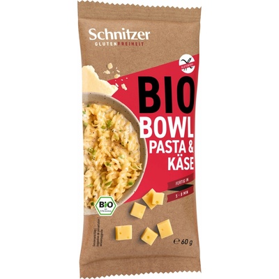 Schnitzer Těstoviny bezlepkové v sýrové omáčce instantní BIO 60 g