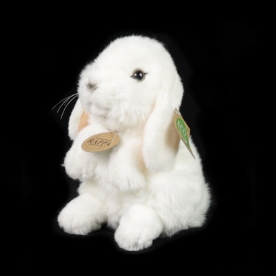 Eco-Friendly Rappa králík bílý stojící 18 cm