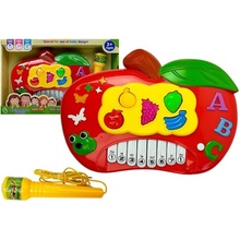 Lean Toys elektronické klávesy Jablko červené