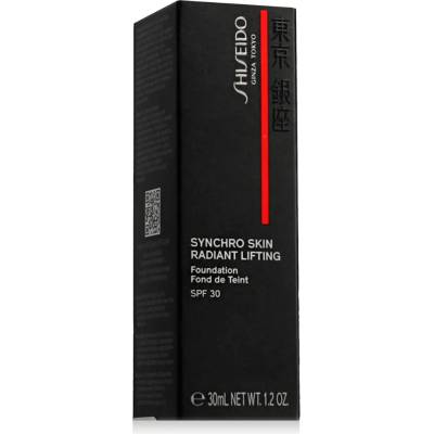 Shiseido Synchro Skin Radiant Lifting Foundation rozjasňujúci liftingový make-up SPF30 510 Suede 30 ml