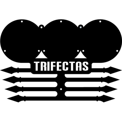 FUBO Fitness OCR věšáky na medaile TRIFECTAS kovové S – Zboží Dáma