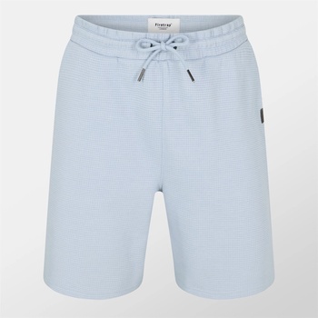 Firetrap Поларени къси панталони Firetrap Men's Waffle Fleece Jogger Shorts - Blue