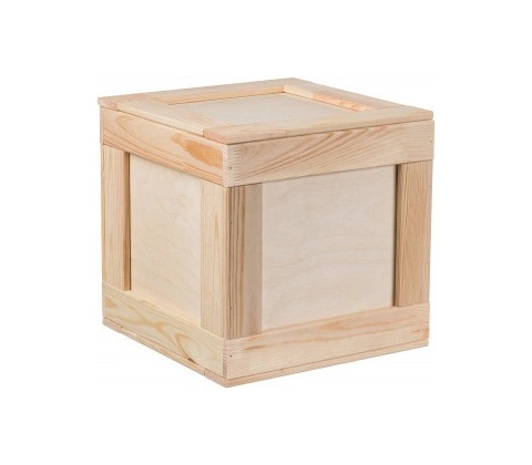 ČistéDrevo Dřevěný box 30 x 30 cm