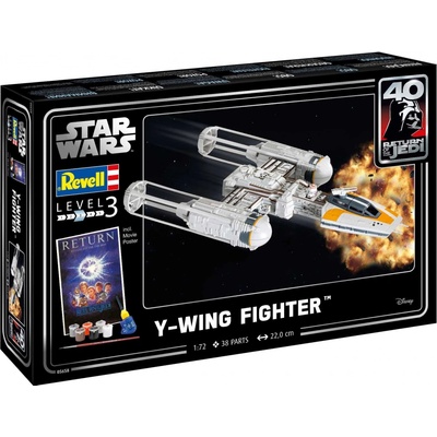 Revell Gift-Set SW 05658 Y-wing Fighter 1:72