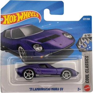 Mattel Количка '71 Lamborghini Miura SV 1: 64 (Hot Wheels) (35910)