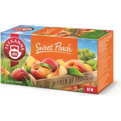 Teekanne Ovocný čaj broskvový 20 x 2,25 g