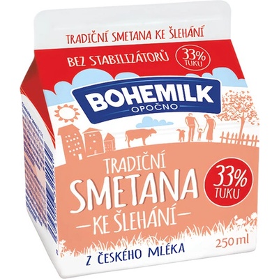 Bohemilk Smetana ke šlehání 250 ml – Zboží Dáma