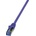 LogiLink Пач кабел PrimeLine, Cat. 6A, S/FTP, лилав, 0, 25 м