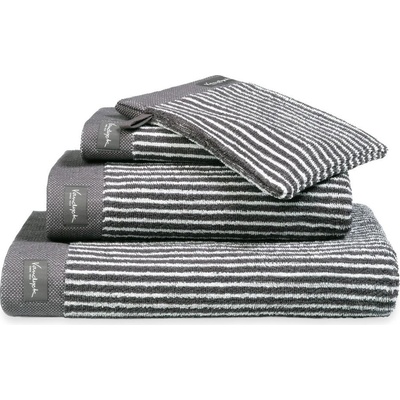 Vandyck uterák Home Petit Ligne Off Black 60x110 cm