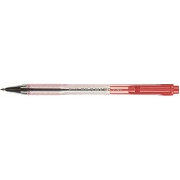 Pilot Химикалка, 0, 27 мм, с бутон, прозрачен корпус, PILOT "BP-S Matic", червена BPS-135F-R (BPS-135F-R)