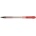 Pilot Химикалка, 0, 27 мм, с бутон, прозрачен корпус, PILOT "BP-S Matic", червена BPS-135F-R (BPS-135F-R)