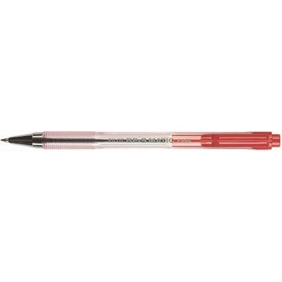 Pilot Химикалка, 0, 27 мм, с бутон, прозрачен корпус, PILOT "BP-S Matic", червена BPS-135F-R (BPS-135F-R)