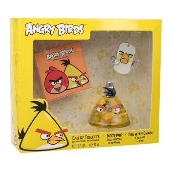 Angry Birds Angry Birds Yellow Bird EDT 50 ml + poznámkový blok + přívěšek na krk dárková sada