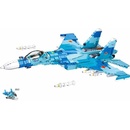 Sluban B0985 Modrý stíhací letoun 2v1