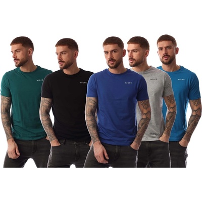Nicce Тениска Nicce Mexbo 5 Pack T-Shirts - Multi colour
