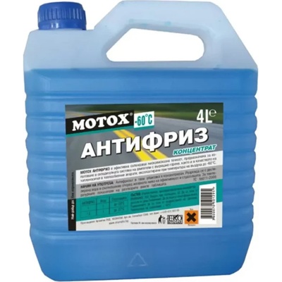 MOTOX Антифриз концентрат син МОТОХ -60°С 4l (1007)