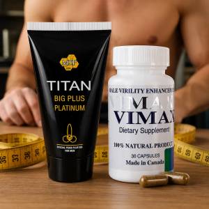  Vimax 30 капсули за уголемяване на пениса + Титан гел за уголемяване