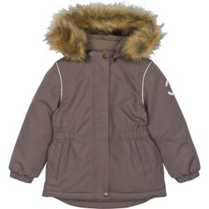 Mikk-Line Детско зимно яке Mikk-Line Kid's Winter Jacket Waist Solid with Fake Fur Winter jacket - Sparrow - размер 146 (EU) (703-6515-0122)
