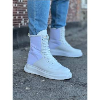 BOA Shoes Мъжки боти с връзки wg012 - Бели #365464 (365464_Бяло)