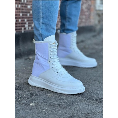 BOA Shoes Мъжки боти с връзки wg012 - Бели #365464 (365464_Бяло)