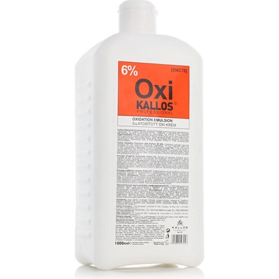 Kallos Oxi krémový peroxid 6% pro profesionální použití Oxidation Emulsion 6% [SNC78] 1000 ml