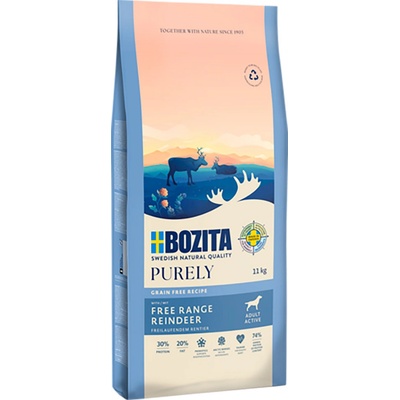 Bozita Dog Purely Adult Active Grain Free Reindeer 2 x 11 kg
