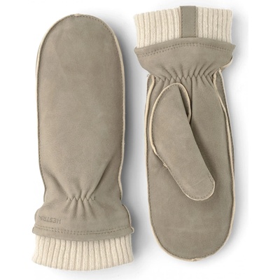 Hestra Дамски ръкавици Hestra Women's Nora Chamois Mitt Gloves - Natural Grey - размер 9 (EU) (202-4278-0314)