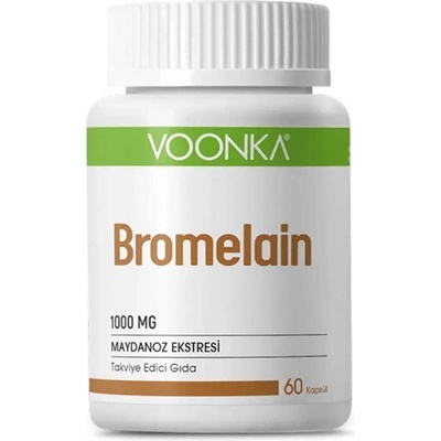 Voonka Bromelain, 1000 mg, 60 капсули, Voonka (84185)