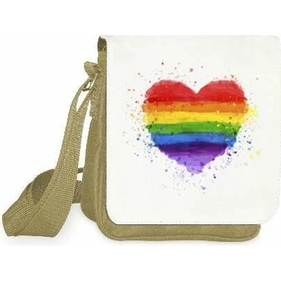 Malá brašna přes rameno Rainbow heart