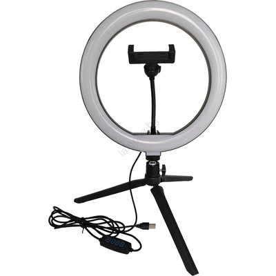 Polux Led регулируема лампа с трипод и държач за влогинг led/10w/5v 2700-6500k (sa2067)