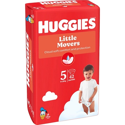 Huggies Little Movers 5 11-25 kg 42 ks