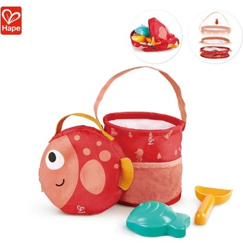 Image 1 of Hape - Сгъваем комплект за плаж в раничка H4093