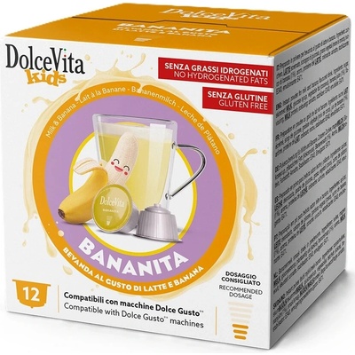 Dolce Vita Banánové Mlieko do Dolce Gusto 12 kapsúl