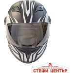 Paolo Детска Каска pa1019-2 - Черен/Бял Мат (721159)