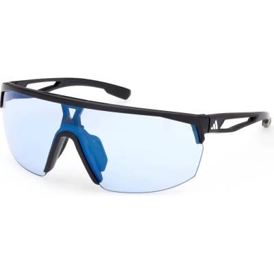 Adidas Очила за колоездене Adidas eyewear SP0099 Mirror Photochromic 1-3 Cycling glasses - Matte Black / Blue Mirror - размер One Size (205-4729-0111)
