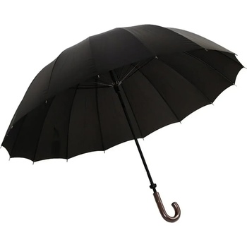 Image 1 of Черен чадър 16 спици 90см 1352