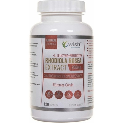 Wish Rhodiola Rosea extrakt 200 mg 120 kapsúl