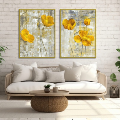 Decono Картини Жълти Макове