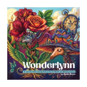 Wonderlynn. An Intricate Adult Coloring Book of Surreal Worlds and Whimsical Spaces (ISBN: 9798991571197)