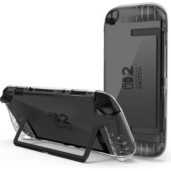 Tech-Protect Силиконов кейс за Nintendo Switch 2 от Tech-Protect FlexAir+ - Clear (5906302368396)