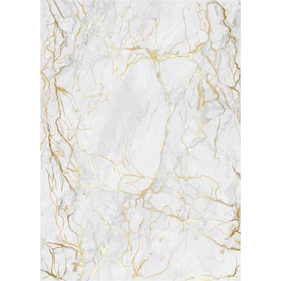 Patifix Самозалепващо фолио златен мрамор- ширина 45 см