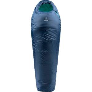 Haglöfs Дамски синтетичен спален чувал Haglöfs Women's Musca -5 Synthetic sleeping bag - Midnight Blue / Mint - размер 175 cm (514-1728-0111) Спален чувал
