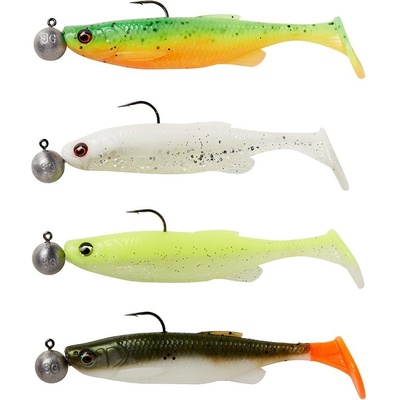 Savage Gear Gumová nástraha Fat Minnow T-Tail RTF Sinking Darkwater - 13cm / 20g + 12.5g #5/0